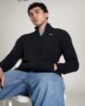 Mens  ESS Logo Slim Fit Track Jacket