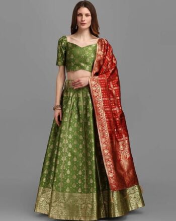Printed Lehenga Choli Set with Dupatta Set