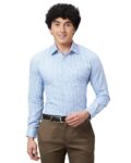 Men Self-design Slim Fit Shirt