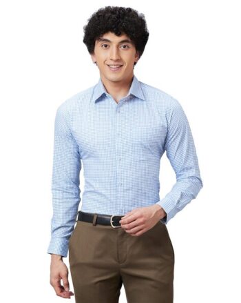 Men Self-design Slim Fit Shirt