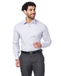 Men Checked Slim Fit Shirt with Cuffed Sleeves