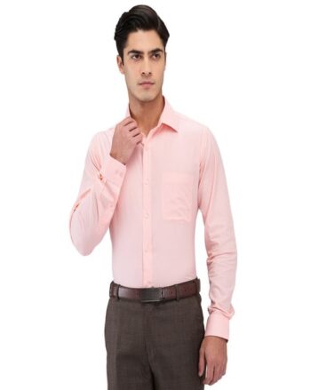 Slim Fit Cutaway Collar Shirt