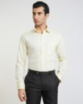 Men Slim Fit Shirt with Patch Pocket