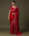 Women Embellished Saree with Blouse Piece