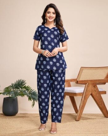 Women Printed Cotton 2-Piece Sets