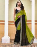 Women Saree with Blouse Piece