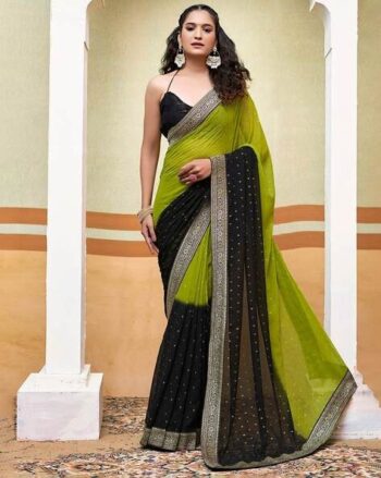 Women Saree with Blouse Piece