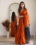 Women Designer Cotton Silk Saree