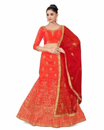 Women Embellished Lehenga Choli Set with Dupatta