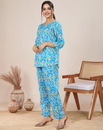 Women Cotton Printed 2-Piece Sets