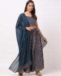 Women Floral Print Flared Lehenga Choli & Dupatta