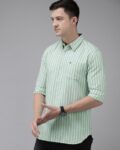 Striped Patch-Pocket Shirt