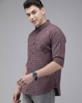 Men Checked Slim Fit Shirt