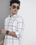 Checked Shirt with Patch Pocket