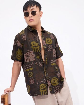 Men Graphic Print Regular Fit Shirt