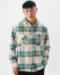 Men Checked Regular Fit Shirt with Flap Pockets