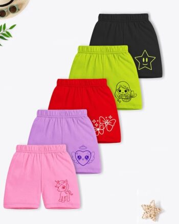 Girls Graphic Shorts