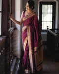 Women Woven Banarasi Soft Semi Silk Saree With Un-Stitched Blouse Piece