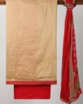 Women Banarasi Cotton Unstitched Dress Material