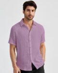 Men Textured Regular Fit Shirt