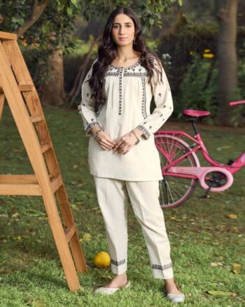Women Embroidery Flex 2-Piece Sets