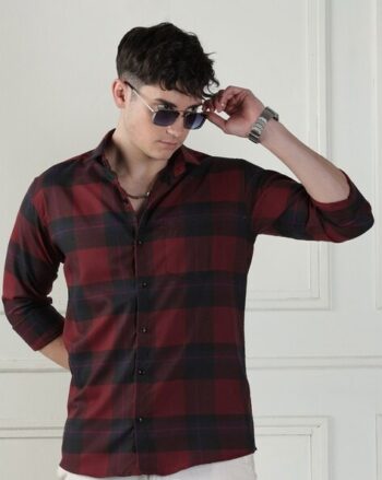 Men Checks Regular Fit Shirt