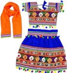 Baby Girls Lehenga Choli Ethnic Wear Embroidered Lehenga - Choli and Dupatta Set