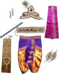 Little Krishna Classical Theme Set - Yellow and Red