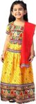 Kids Embroidered Traditional Ghoomar Lehenga Choli |Chania Choli|Radha Dress|Navratri/Dandiya/Garba Dress with Dupatta for Girls Y0040