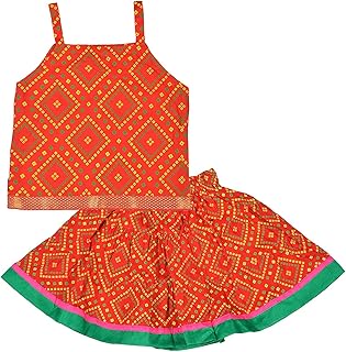 Girls' Cotton Lehenga Choli