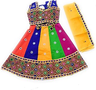 Cotton Printed Lehanga Choli for Baby Girls